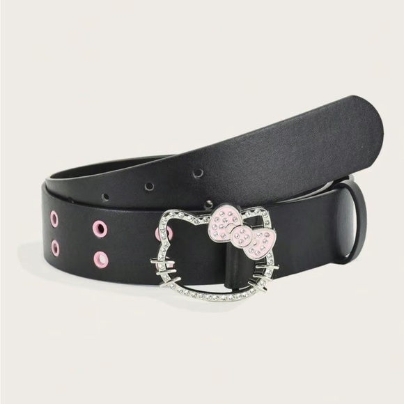 Hello Kitty Scene Scenecore Y2K Kawaii Rhinestone Belt - Picture 6 of 6